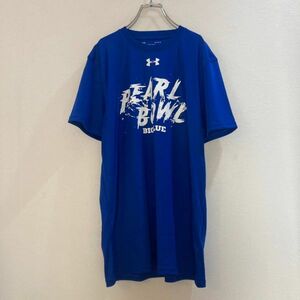 UNDER ARMOUR/アンダーアーマー 半袖 Tシャツ サッカー ブルー 青 メンズ L