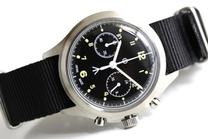 N.W.C NABAL WATCH COMPANY ナバル・ウォッチ・カンパニー クォーツ腕時計 復刻ミリタリーウォッチ 英国空軍クロノグラフ ブロードアロー