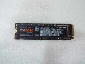 送料無料 PCI-Express Gen3 NVMe M.2 SSD Samsung EVO Plus MZVLB500HBJQ MZ-V7S500 500GB V-NAND 読込3500MB/s 書込3200MB/s