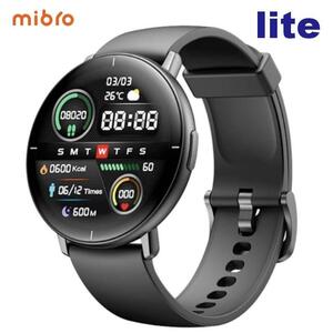 Mibro Lite スマートウォッチ 常時表示可能 スリムモデル 本体セット Bluetooth 24時間 心拍数/SpO2/睡眠計測 国内在庫即納品