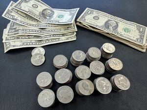 【円安】アメリカ 紙幣　ドル　硬貨 旧紙幣　191ドル　まとめ　まとめ
