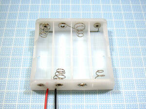 電池ホルダー　電池ボックス　単3×4本用 　　　　　 　　　1個