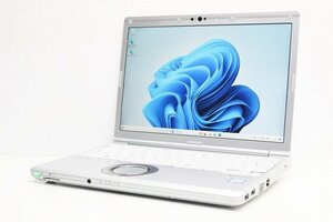 1円スタート ノートパソコン Windows11 Panasonic レッツノート CF-SV7 メモリ8GB 第8世代 Core i5 SSD256GB Windows10 12.1 カメラ