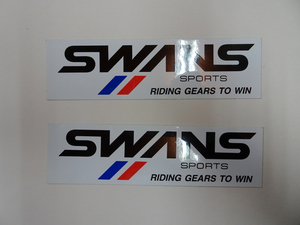 SWANS スワンズ ロゴ ステッカー 2枚セット！13.3ｃｍ×3.7cm 定形外84円