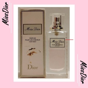 残量多*クリスチャンディオール Miss Dior ローズ&ローズ ヘアミスト 30ml ミス ディオール グラース ローズ Christian Dior 香水 スプレー
