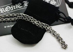 【正規品】CHROME HEARTS クロムハーツ ペーパーチェーンネックレス18インチ(約46cm)