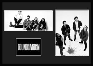 10種類!Soundgarden/サウンドガーデン/ROCK/ロックバンドグループ/証明書付きフレーム/BW/モノクロ/ディスプレイ(7-3W)