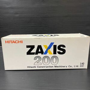 HITACHI 1/40 ZAXIS200 ショベルカー ミニチュア 日立 ダイキャストモデル ミニ 油圧ショベル 日立建機 非売品
