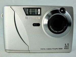 ★外観美品★富士フイルム フジフイルム FUJIFILM ファインピクス FINEPIX1500 シルバーメタリック！#05220#9979#08940#55