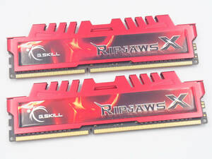 G.SKILL RIPJAWSX DDR3-2133MHz 8GB = 4GB × 2枚 F3-17000CL11D-8GBXL 中古動作品