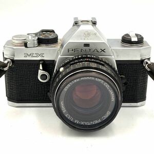 仙18 ASAHI PENTAX MX ボディ シルバー 一眼レフカメラ フィルムカメラ アサヒ ペンタックス SMC PENTAX‐M 1：1.7 50㎜ レンズ