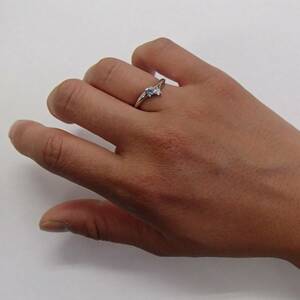 10号 4℃ pt950 ダイヤモンド リング プラチナ 指輪 ヨンドシー 