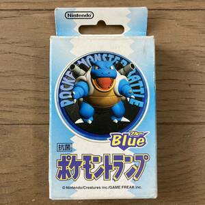 【美品】ポケモントランプ Blue ブルー 青 カメックス レトロ 送料520円