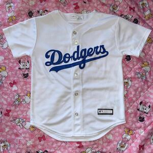 MLB「ロサンゼルス ドジャース」ベースボールシャツ ユニフォーム / MLB LA YOUTH S/130ほど