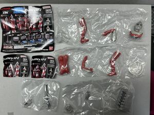 アルティメットルミナス　ウルトラマンSP4 3種　ウルトラセブン　ルミナスユニット2個　解体中ビルA トラック　煙突