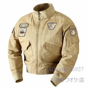 S835☆新品メンズフライトジャケットミリタリージャケットMA-1フライトバイクジャケットカジュアルブルゾン春秋アウター3色サイズ選択可