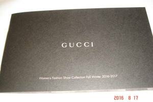 未使用新品美品GUCCI2016-17秋冬女性カタログ