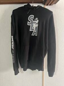 WIND AND SEA × HYSTERIC GLAMOUR HOODIE XL BLACK ウィンダンシー ヒステリックグラマー ブラック 黒 パーカー フーディー