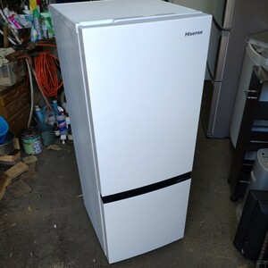 【店頭渡し推奨】ハイセンス　ノンフロン冷凍冷蔵庫 HR-D15E 2ドア 冷蔵庫　154L　2021年製　中古　現状渡し
