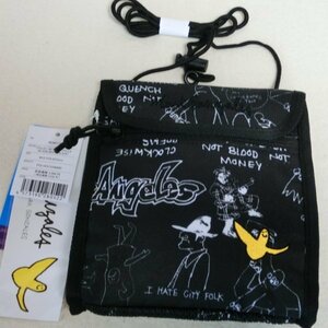 MGMT111　MARK GONZALES　黒/白/黒　ネックポーチ ショルダーバッグ サコッシュ　8215ウ　2,530円　マークゴンザレス　スケーター　