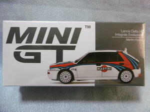 未開封新品 MINI GT 300 Lancia Delta HF Integrate Evoluzione Martini Racing 左ハンドル