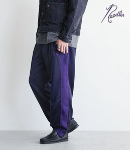 ◇使用1回 極美品 NEEDLES ニードルス 23AW NS249 ZIPPED TRACK PANT POLY SMOOTH ジップド トラックパンツ L 2023年秋冬新作