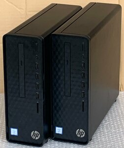 【欠品有】HP スリムデスクトップ 2台 S01-pF0121jp ベアボーン状態 / CPU・メモリ無し 訳有1TB HDD 計2台 DVD-RW LGA1151