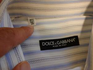 DOLCE&GABBANA ドルチェアンドガッバーナ ストライプ シャツ