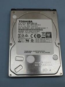 1.0TB★TOSHIBA MQ01ABD100 HDD 内蔵 東芝 ハードディスク PC用品 初期化済み USED 93931★！！