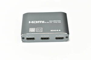 HDMI 切替器 4K 60Hz アルミニウム合金製 avedio links HDMI セレクター3入力1出力HDMI スイッチャー3ポートHDMI ハブ 拡張/677