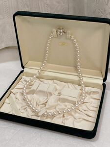 パールネックレス 真珠 0.7mm K14WG パール ネックレス アクセサリー ホワイトゴールド 