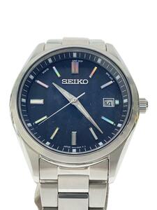 SEIKO◆ソーラー腕時計/アナログ/-/BLK/BLK/7B72-0AC0