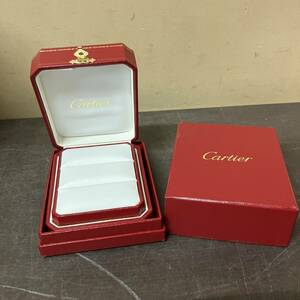 [4-98]Cartier カルティエ空箱 ジュエリーコフレ　リング用 ブランド　カルティエ　空箱 ジュエリー 【宅急便コンパクト】