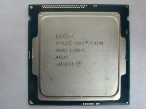 ★Intel /CPU Core i7-4790 3.60GHz 起動確認済み！★ジャンク！！