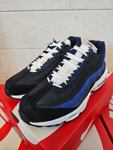 1円～ Nike Air Max 95 SE Running Club Black/RoyalBlue ナイキ エアマックス 95 SE ランニング クラブ ブラック/ロイヤル ブルー 27.5