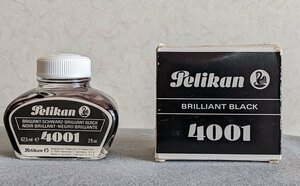 ペリカン製 Brillant-Schwarz ブリリアントブラックインク #4001 ドイツ製 ヴィンテージ