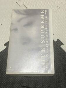 中山美穂 LOVE SUPREME Miho Nakaya selection VHS