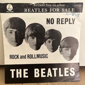 オランダ盤　廃盤EP beatles no reply / rock and roll music レコード　ビートルズ　HHR136