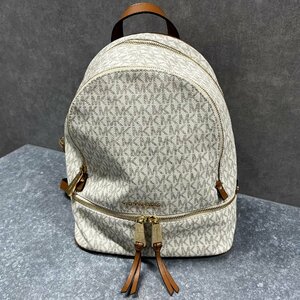 ◎J251【未使用】MICHAEL KORS マイケルコース RHEA ZIP MD BACKPACK リアジップ 30S7GEZB1B リュック バックパック (rt)