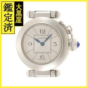 Cartier カルティエ ミスパシャ W3140007 SS レディース シルバー文字盤　クオーツ 【430】