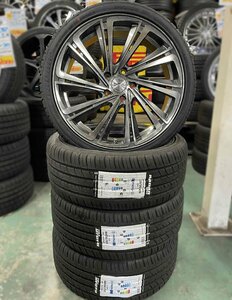 アウトレット品 LOXARNY 19インチホイール + 新品 RADAR 225/35R19 2022年製 4本セット！60.70.80ノア,ヴォクシー,ステップワゴン,etc.