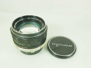 B999-1☆☆良品★ミノルタ MC ROKKOR-PF 58mm F1.4