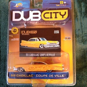 Jada TOYS 1/64 （4） DUB CITY 59 CADILLAC COUPE DE VILLE （黄）