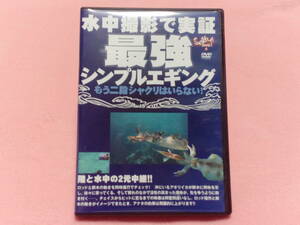 ★DVD 水中撮影で実証 最強・シンプルエギング もう二度シャクリはいらない　笛木展雄