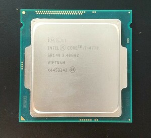 【動作確認済】Intel Core i7-4770 3.40GHz-3.90GHz PCパーツ CPU 第4世代 LGA1150 4C8T 