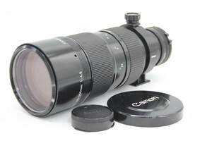 【返品保証】 キャノン Canon ZOOM LENS FD 85-300mm F4.5 前後キャップ 三脚座付き レンズ s5360