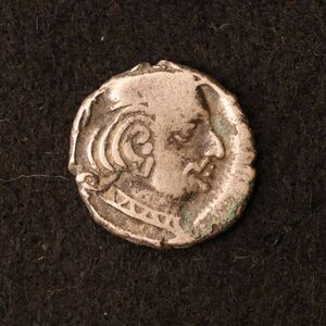 インド・スキタイ王国 西クシャトラパ ドラクマ銀貨（200-400）古代ギリシャコイン,古代ローマ[E2538]
