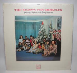 スモーキー・ロビンソン＆ザ・ミラクルズ/Smokey Robinson & The Miracles [The Season For Miracles]未開封 LPレコード クリスマス
