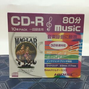 【未開封品/CH】CD-R 10パック HIDISC 80分 ミュージック 32倍速対応　 RS0427/0000