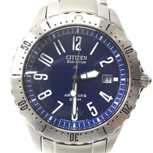 Ft601544 シチズン 腕時計 プロマスター 200m Eco-Drive E168-T018700 ネイビー文字盤 メンズ CITIZEN 中古